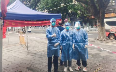 投身战“疫” | ng电子游戏园林党支部党员“疫”线显继续