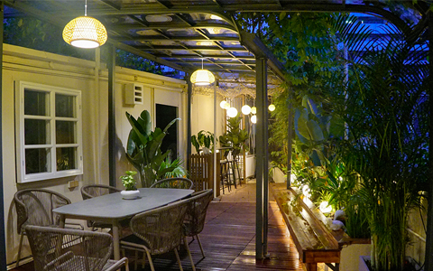 ng电子游戏园林庭院设计案例：陶醉式露台花园新样板