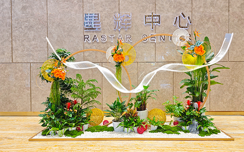 ng电子游戏园林夏日主题植物造景 | 把清凉带进商业空间